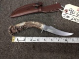 Custom Antler Handle Knife By Al's Customs