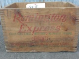 Vintage Remington Wooden Ammo Box