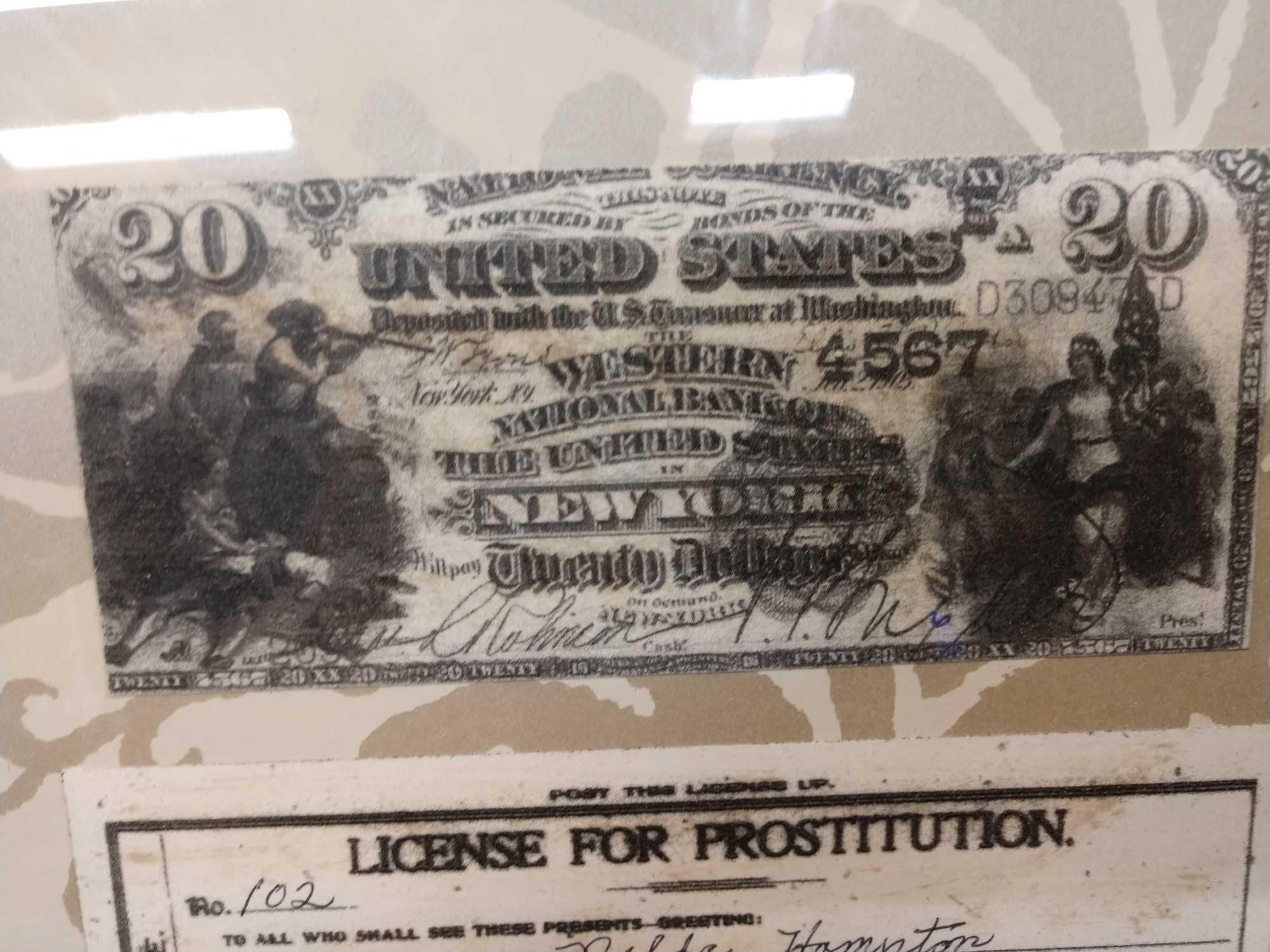 1896 Prostitution License Des Moines Iowa | Proxibid