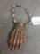 Native American Trade Bead Bear Paw Necklace