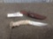 Custom Made Deer Antler Handle Fixed Blade Knife