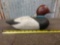 Mason Style Glass Eye Wooden Duck Decoy