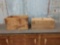 2 Vintage Wooden High Explosive Crated
