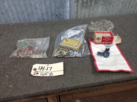Vintage Ammo & Gun Sight Lot