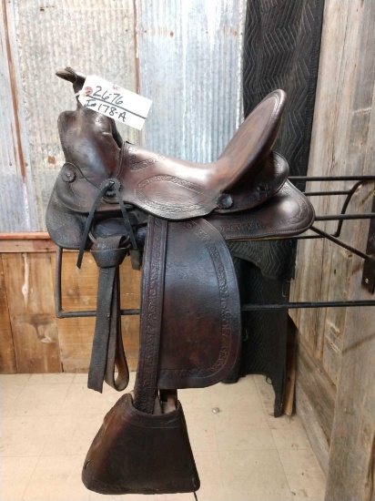 Early High Back Pony Saddle