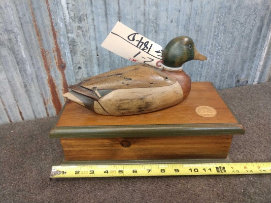 Ducks Unlimited Duck Decoy Stash Box