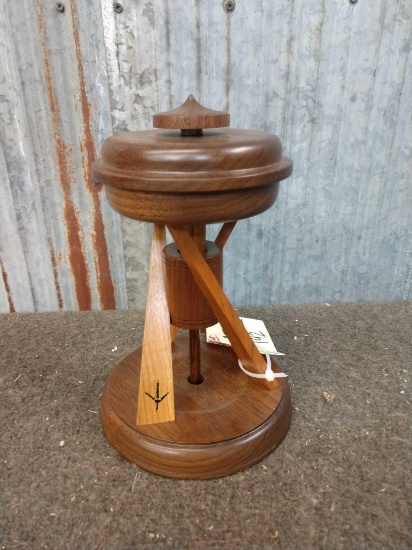 Fancy Custom Made Turkey Pot Call With Stand