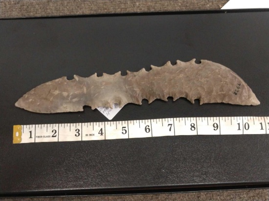 Oklahoma Ceremonial Eccentric Spear Point Native American Artifact