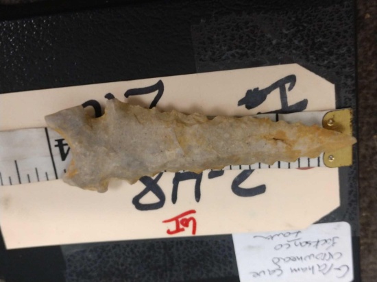 Graham Cave Arrow Head Native American Artifact