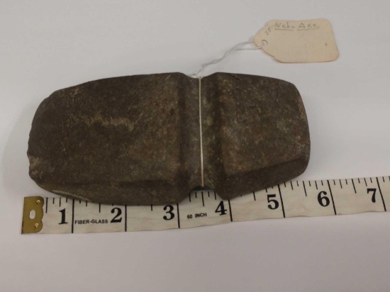 Nebo Hill 3/4 Groove Axe Head Native American Artifact
