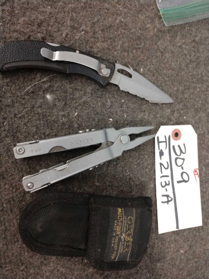 Gerber Easy Out Knife & Leatherman Tool