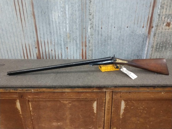 Antique Double Barrel 12 ga Shotgun