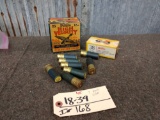 Vintage Peters & Western Cardboard Ammo Boxes