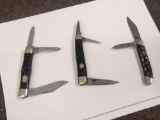 3 Vintage Folding Knives