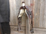 Vintage Western High Back Saddle