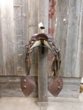 Early 1970s Bighorn Brand Western Saddle