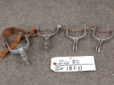 2 Pairs Of Vintage Kids Spurs