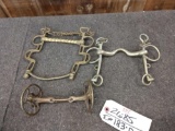 3 Vintage Driving Horse Bits