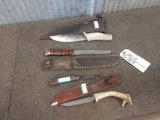 3 Vintage Fixed Blade Knives