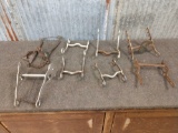 8 Vintage Horse Bridle Bits