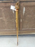 Hand Carved Mushroom Walking Stick