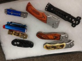 Dealer Set Of 7 Brand New Spring Assist Knives