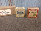 2 Vintage Two Piece Shotgun Shell Boxes