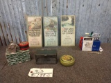 Vintage Fishing & Outdoor Advertising Lot