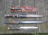 4 Vintage Military Knives