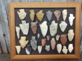 29 Arrow Heads Native American Artifact