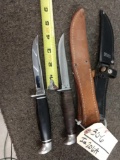 2 Case XX Fixed Blade Knives