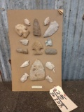 15 Arrow Heads Native American Artifact