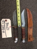Vintage Western & Kabar Fixed Blade Knives