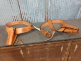 2 Leather Gun Holsters / Belts