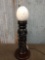 Hand Carved Ironwood Accent Lamp