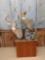 Double Whitetail Pedestal Taxidermy Mount