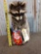 Raccoon Eating Cracker Jack's taxidermy