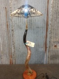 Beautiful Polished African Kudu Horn Accent Lamp