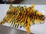 Soft Tanned Sheep Skin With Tiger Print