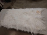 Soft Tanned Cashmere Goat Rug