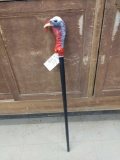 Hand Made Turkey Head Walking Stick