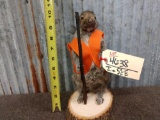 Hunting Squirrel Full Body Taxidermy Mount