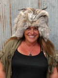 Canadian Lynx Fur Mountain Man Hat
