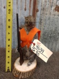 Hunting Squirrel Full Body Taxidermy Mount