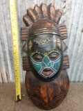 Authentic African Ceremonial Wood Mask