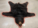 Black Bear Rug Taxidermy