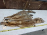 4 Soft Tanned Red Fox Furs