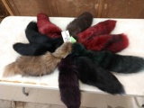 10 Big Bushy Fox Tails Taxidermy