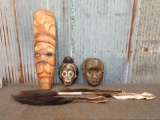 Package deal wouldn't hand carved African masks and fly swatter tails