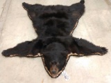 Black Bear Rug Taxidermy